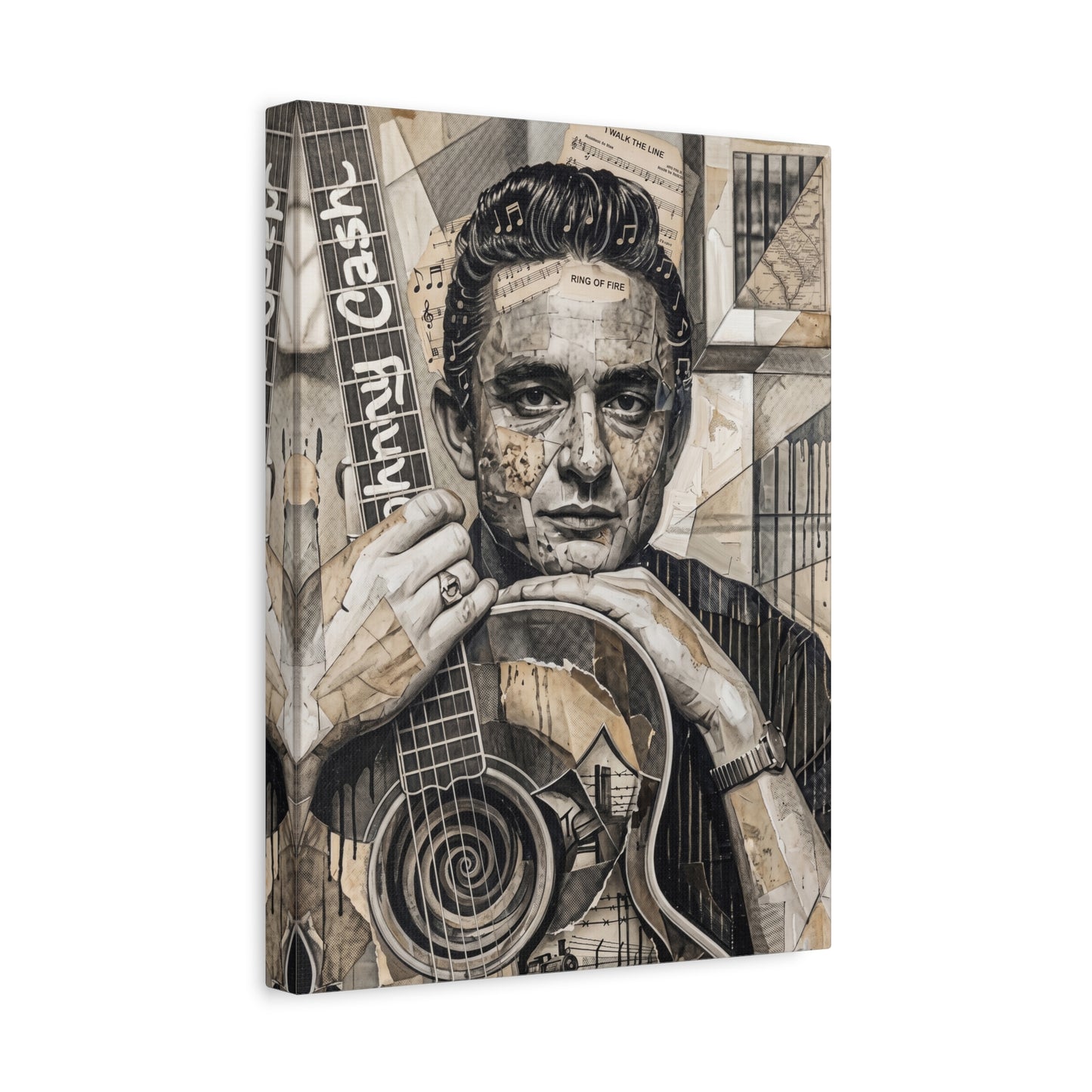 Jerry Portrait Matte Canvas Wall Art, Stretched 1.25"