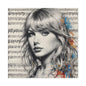 Swift Inspired - Portrait Music Canvas