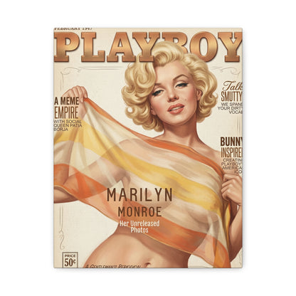 Monroe Portrait Matte Canvas Wall Art, Stretched 1.25"