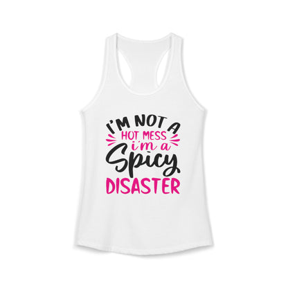 Women's Ideal "Hot Mess" Racerback Tank