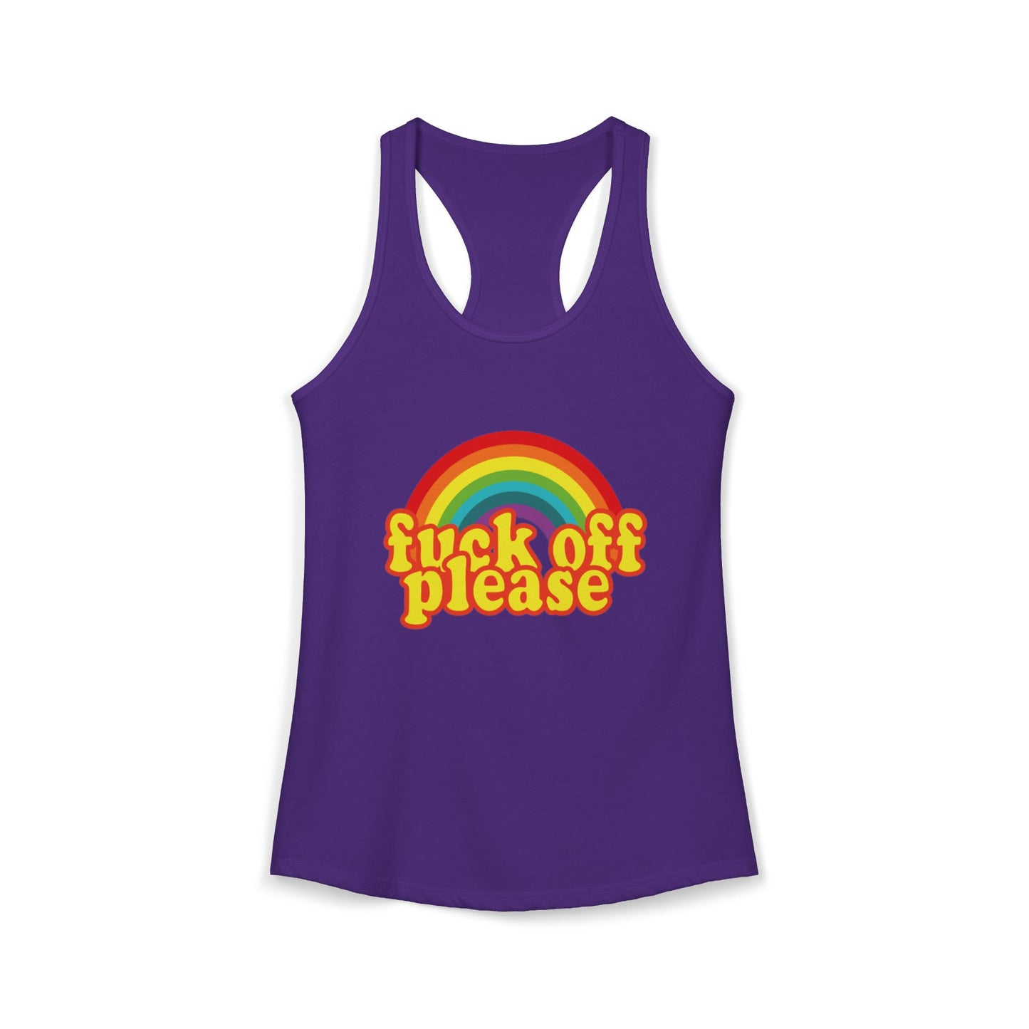 Women's Ideal "F*ck Off Please" Racerback Tank