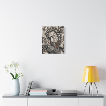 Post Portrait Matte Canvas Wall Art, Stretched 1.25"