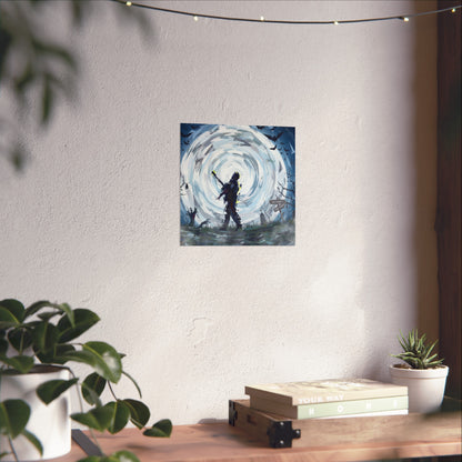 DMB Halloween Fine Art Poster Print — Rock Apocalypse Wall Art