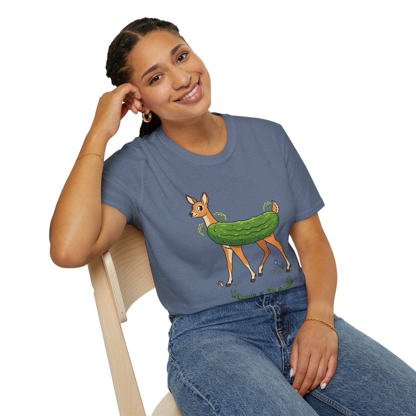 Dill Doe T-Shirt — Cute Pickle Deer Graphic Tee