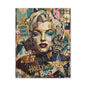 Hollywood Star Portrait Matte Canvas Wall Art, Stretched 1.25"