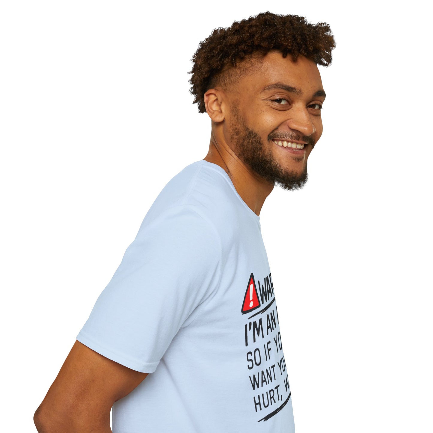 Warning I’m An Asshole T-Shirt – Funny Sarcastic Graphic Tee
