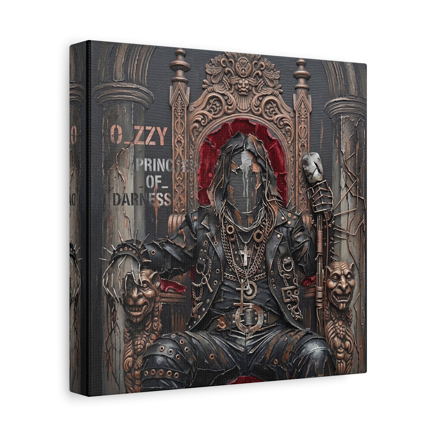Prince Of Darkness Canvas Art — Matte Stretched Canvas Print