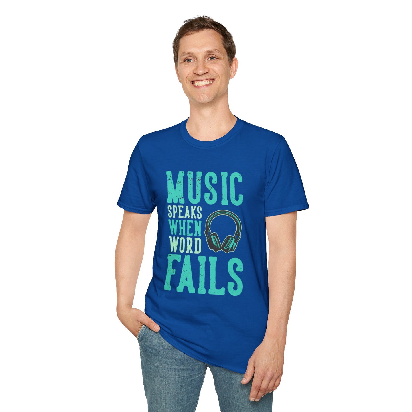 Music Speaks When Words Fail T-Shirt