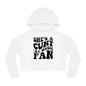 Cropped Hooded Sweatshirt - She's a C*nt Country Music Fan