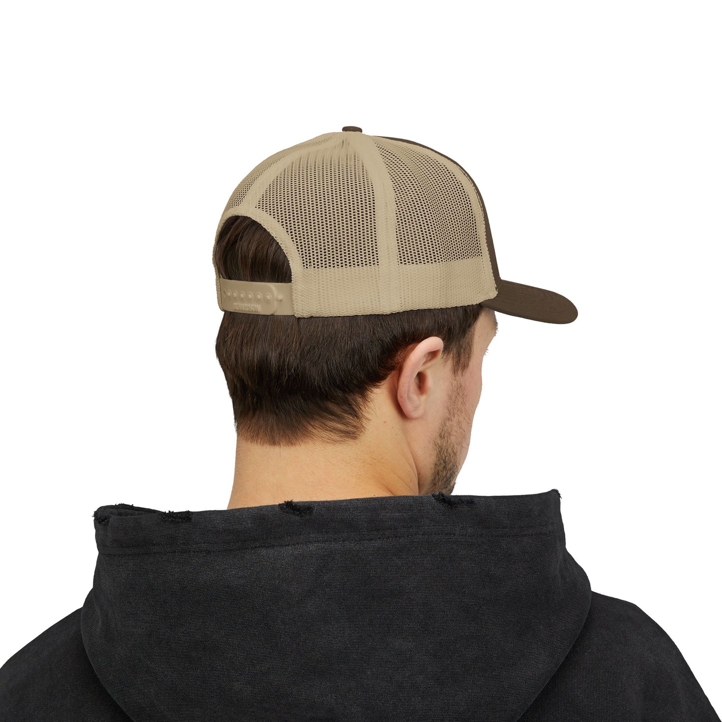 'F Off' Stick Figure Trucker Cap – Retro Distressed Snapback Hat