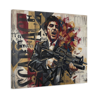 Tony's War Canvas Wall Art Print