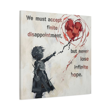 Hope Abstract Canvas Wall Art Print — Matte Stretched Canvas