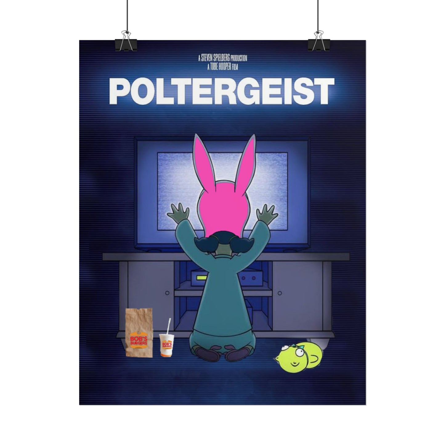 Poltergeist Burger Movie Poster - Rolled Horror Poster