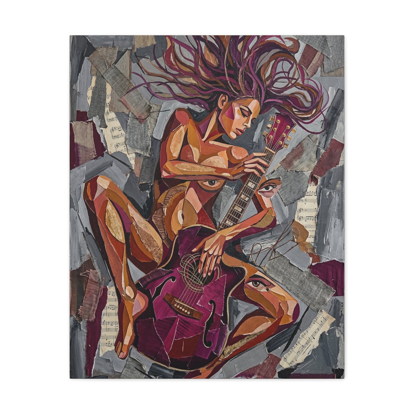 Lady Rock Canvas Art — Matte Stretched Canvas Print