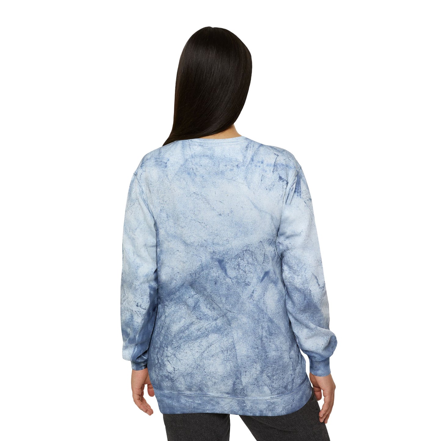 Happy Free Confused and Lonely Tie-Dye Crewneck Sweatshirt