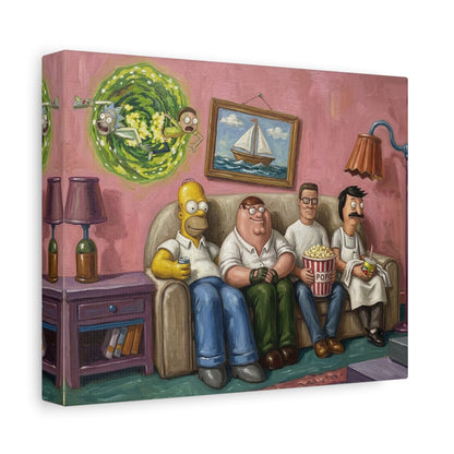 House Guest 2 Canvas Wall Art Print