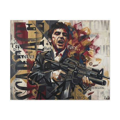 Tony's War Canvas Wall Art Print