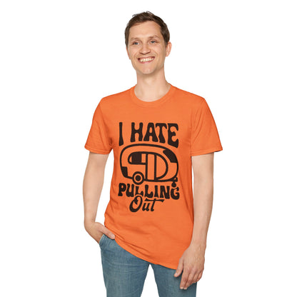 T-Shirt — “I Hate Pulling Out” Camper Graphic Tee