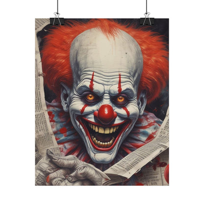 Pennywise Inspired Clown Rolled Posters