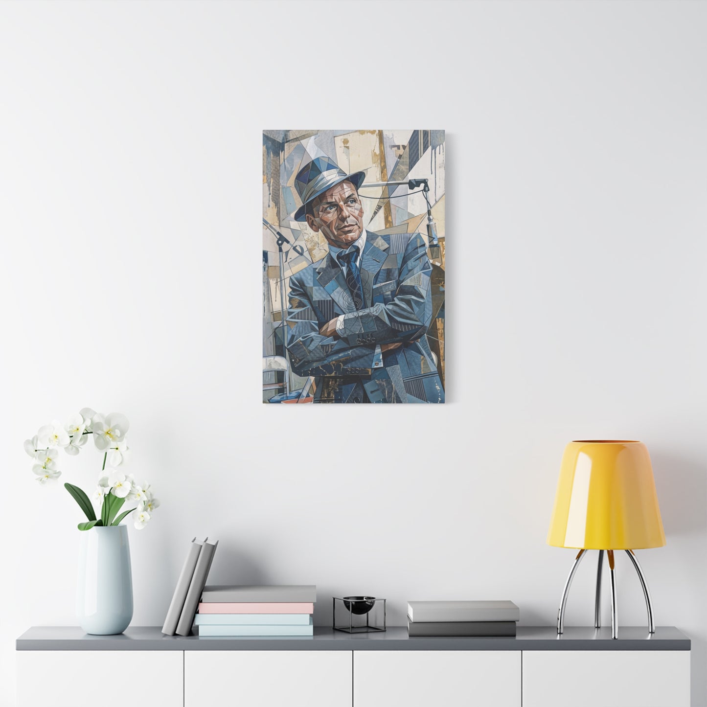 G.O.A.T Basketball Portrait Matte Canvas Wall Art, Stretched 1.25"