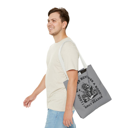 Smut Reader Tote Bag – "I Look Better Bent Over a Book" Booklover Gift