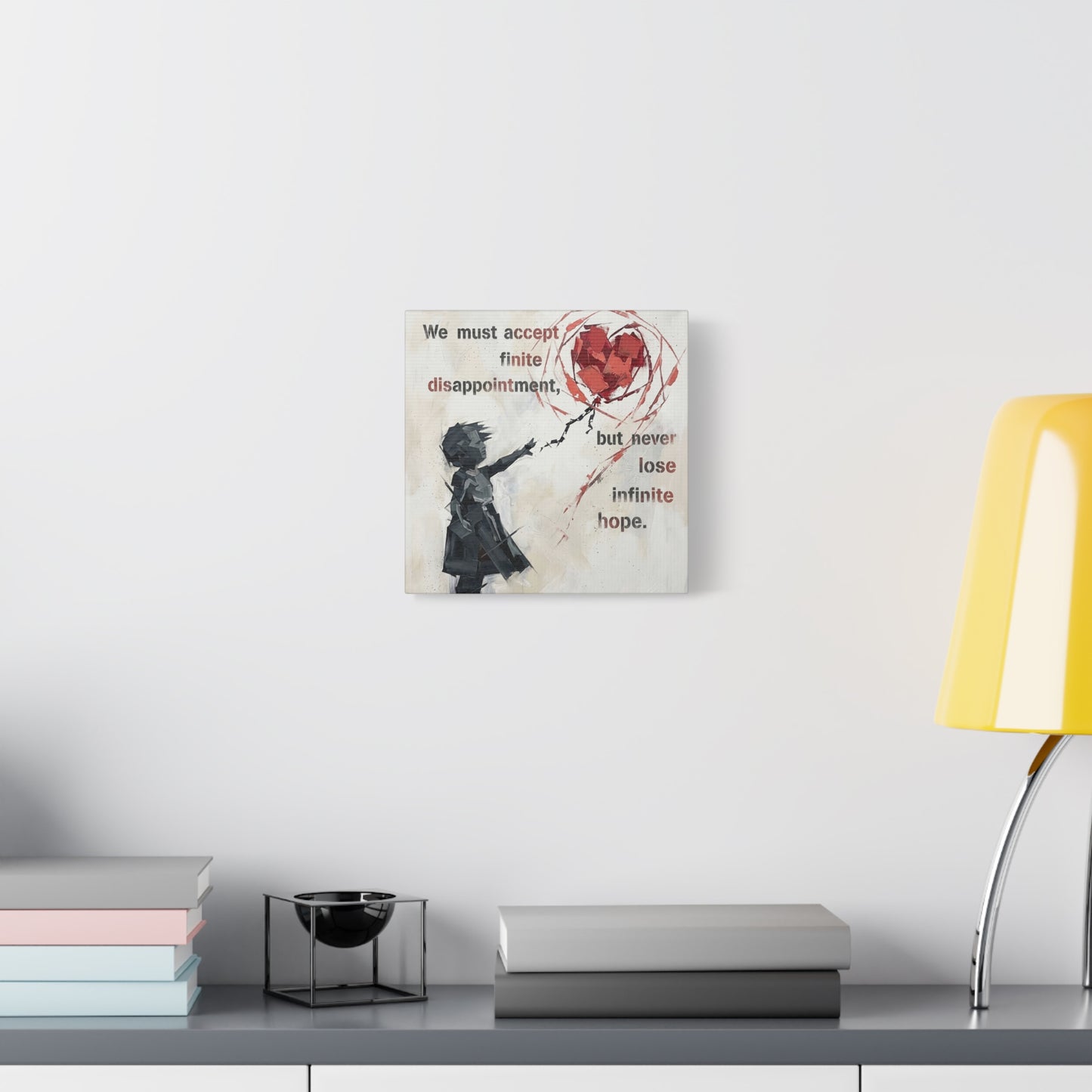 Hope Abstract Canvas Wall Art Print — Matte Stretched Canvas