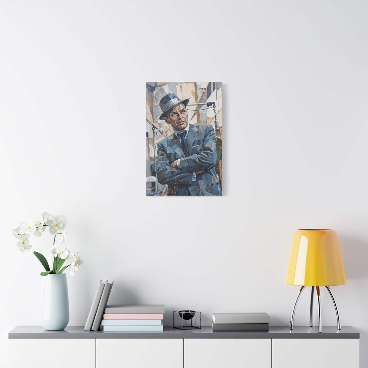 G.O.A.T Basketball Portrait Matte Canvas Wall Art, Stretched 1.25"
