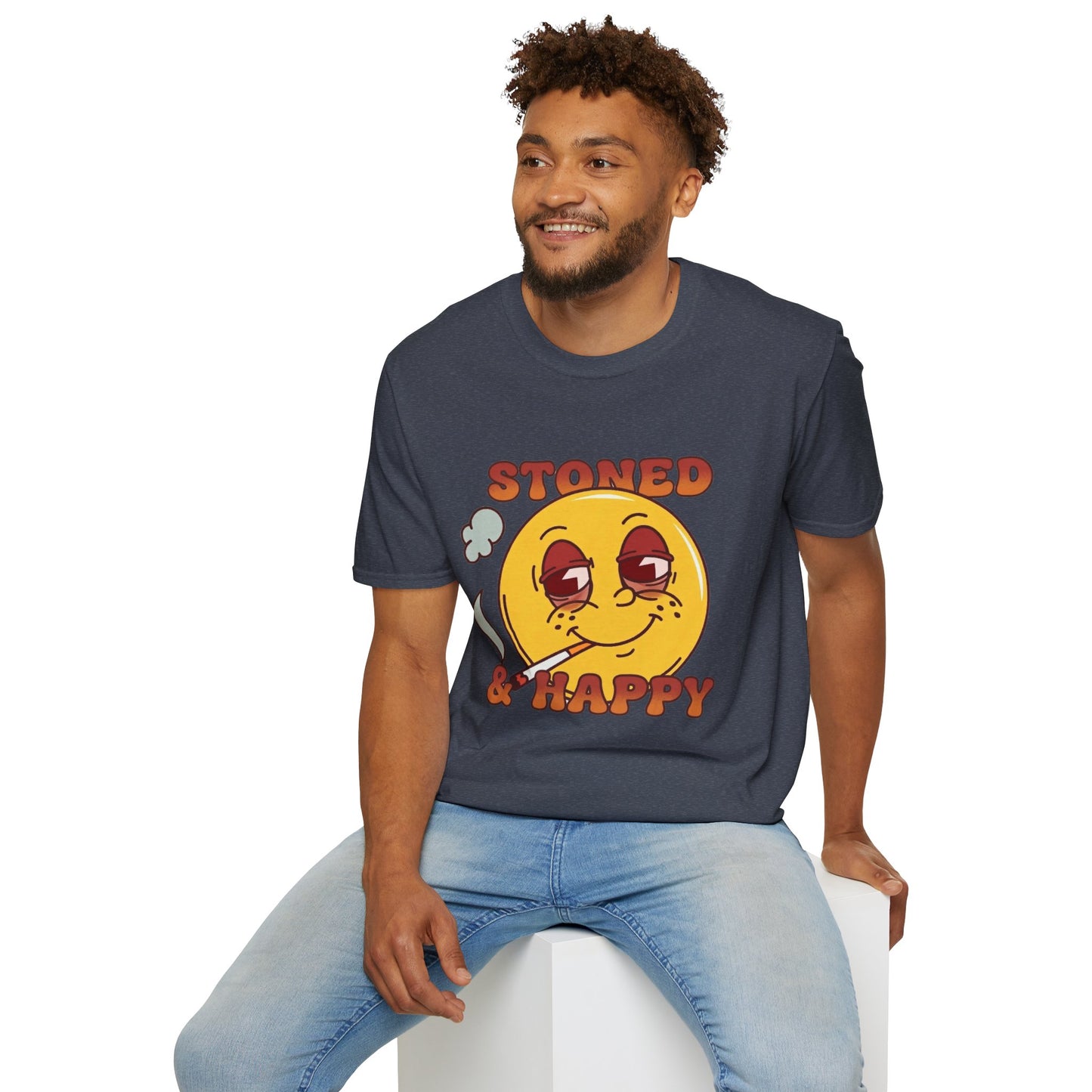 Stoned & Happy Smiley T-Shirt
