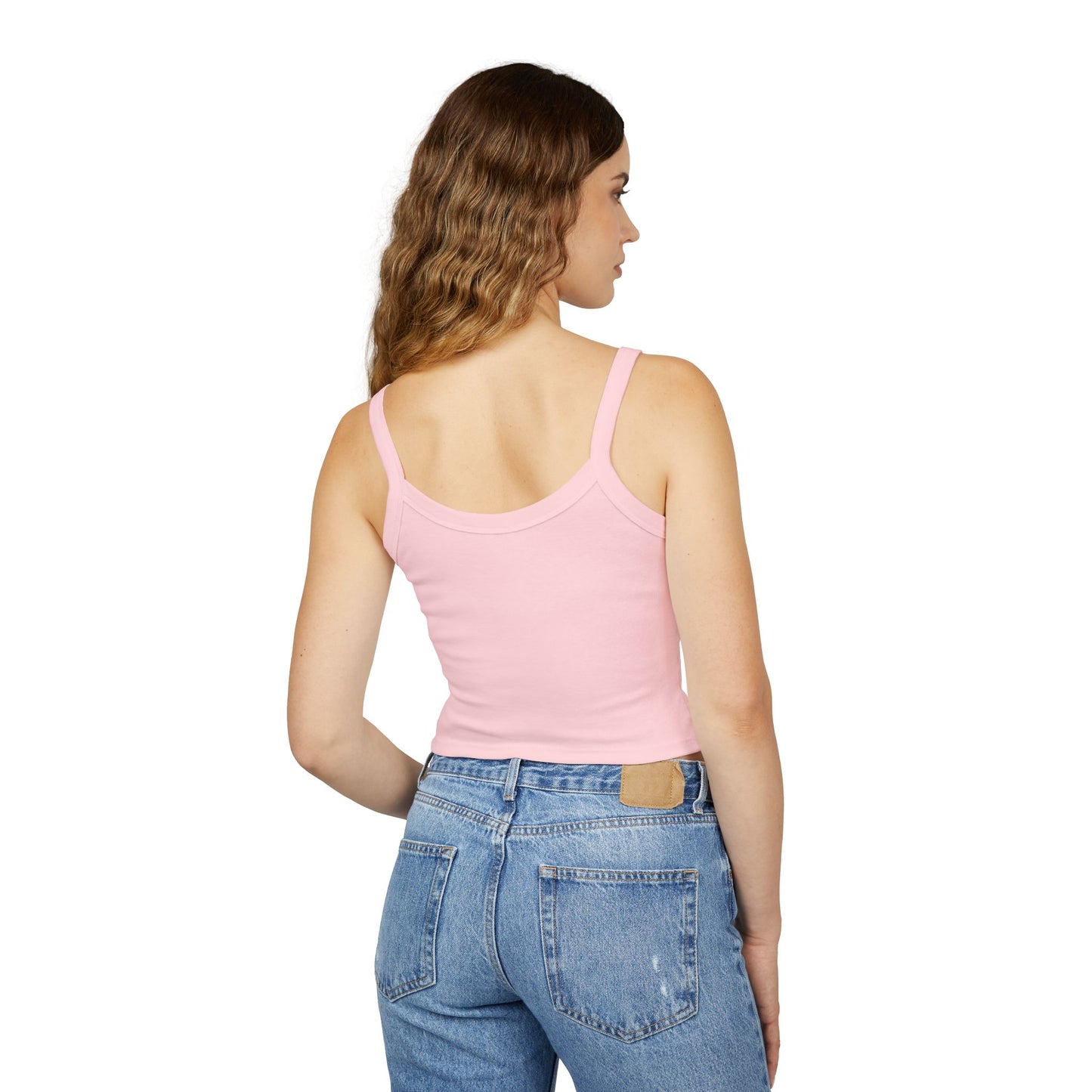 Hot Mess I'm a Disaster Spaghetti Strap Tank Top — Funny Feminine Graphic Crop