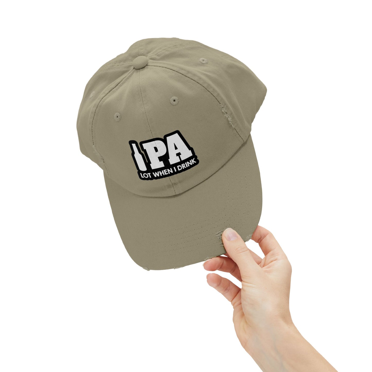 IPA Lot When I Drink Distressed Cap