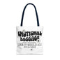 Tote Bag — "Emotional Baggage" Funny Quote Tote with Daisy Vibe