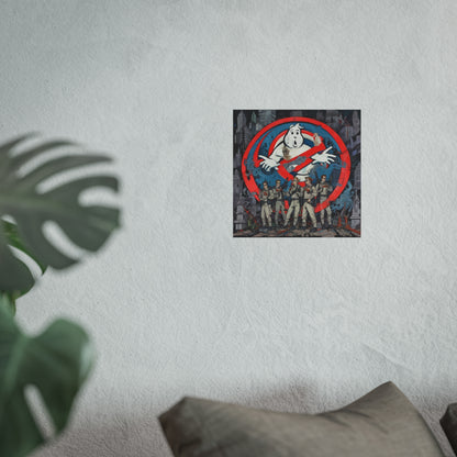 Ghostbusters Vintage Fine Art Poster Print