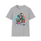 Cool Moms Club Skull T-Shirt — Colorful Day of the Dead Mom Graphic Tee