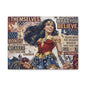 Woman Warrior Canvas Wall Art Print