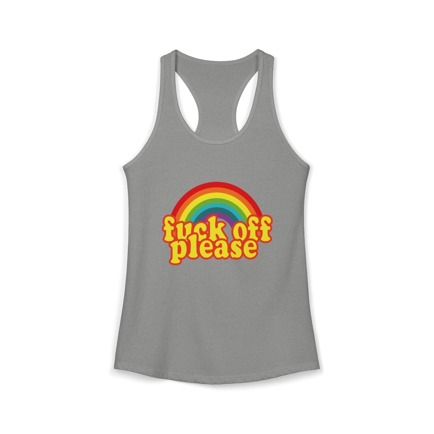 Women's Ideal "F*ck Off Please" Racerback Tank