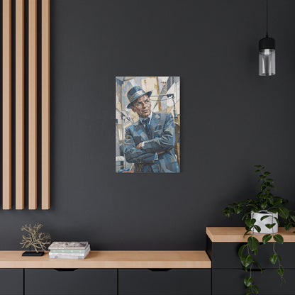 G.O.A.T Basketball Portrait Matte Canvas Wall Art, Stretched 1.25"