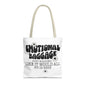 Tote Bag — "Emotional Baggage" Funny Quote Tote with Daisy Vibe