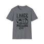 T-Shirt — “I Hate Pulling Out” Camper Graphic Tee
