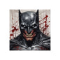 Horror Comic Fine Art Poster Print — Grinning Dark Knight Portrait