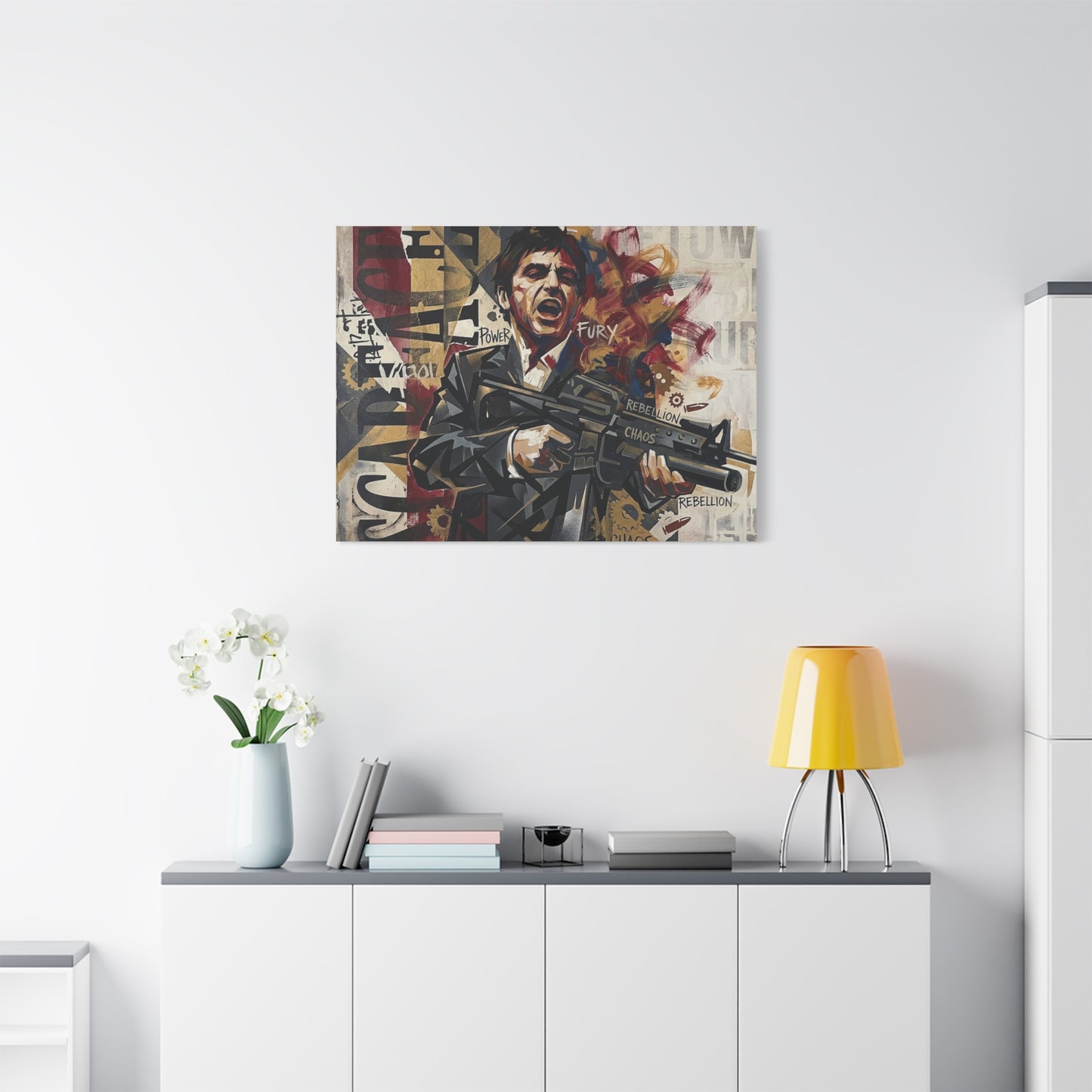 Tony's War Canvas Wall Art Print