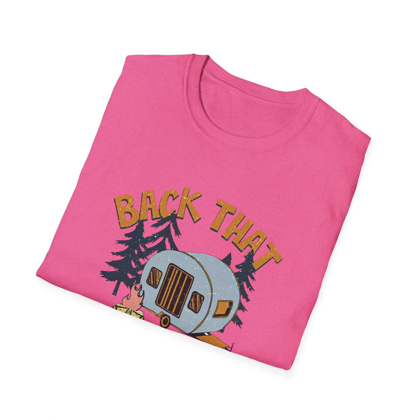 RV Camping T-Shirt — "Back That Thing Up" Retro Camper Graphic Tee