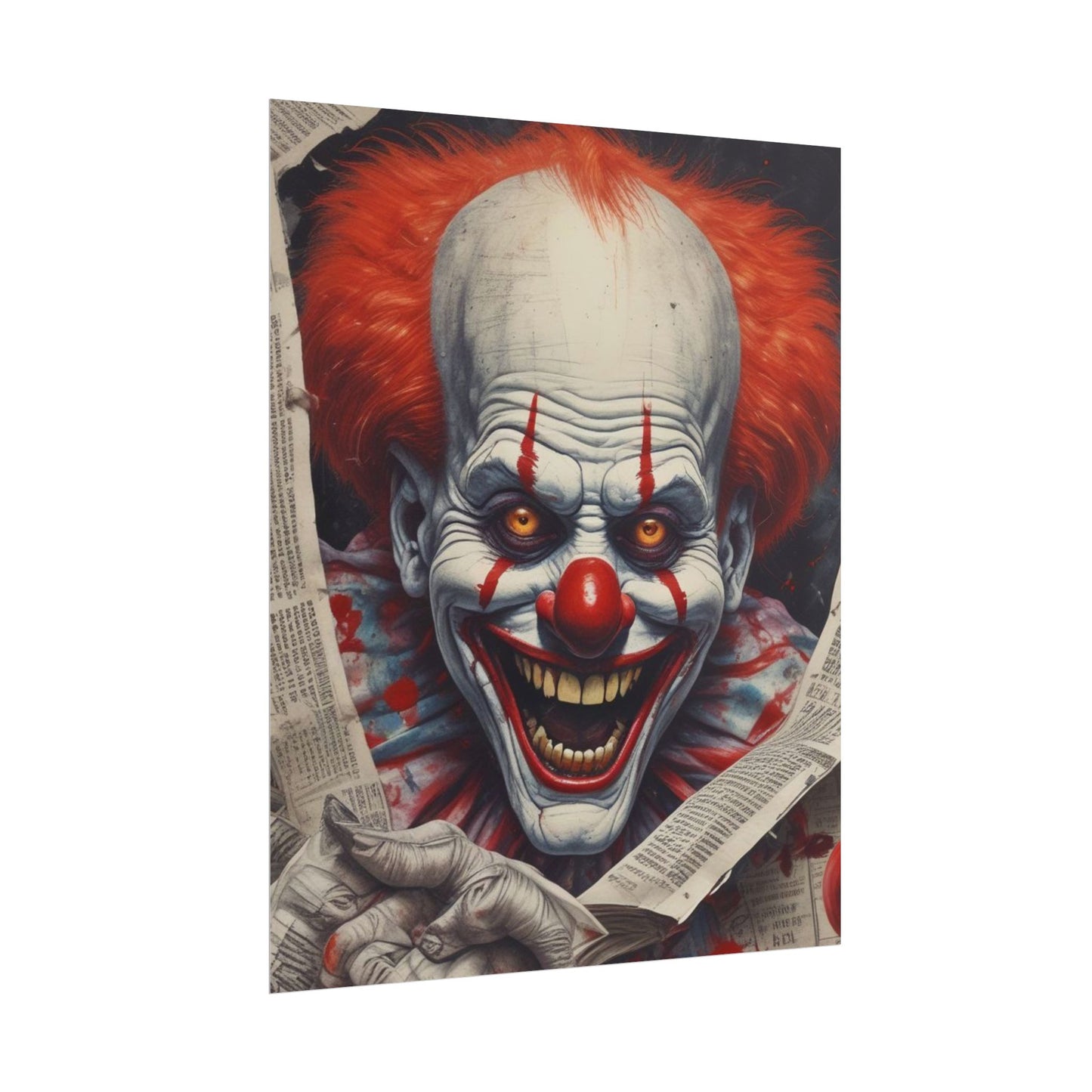 Pennywise Inspired Clown Rolled Posters