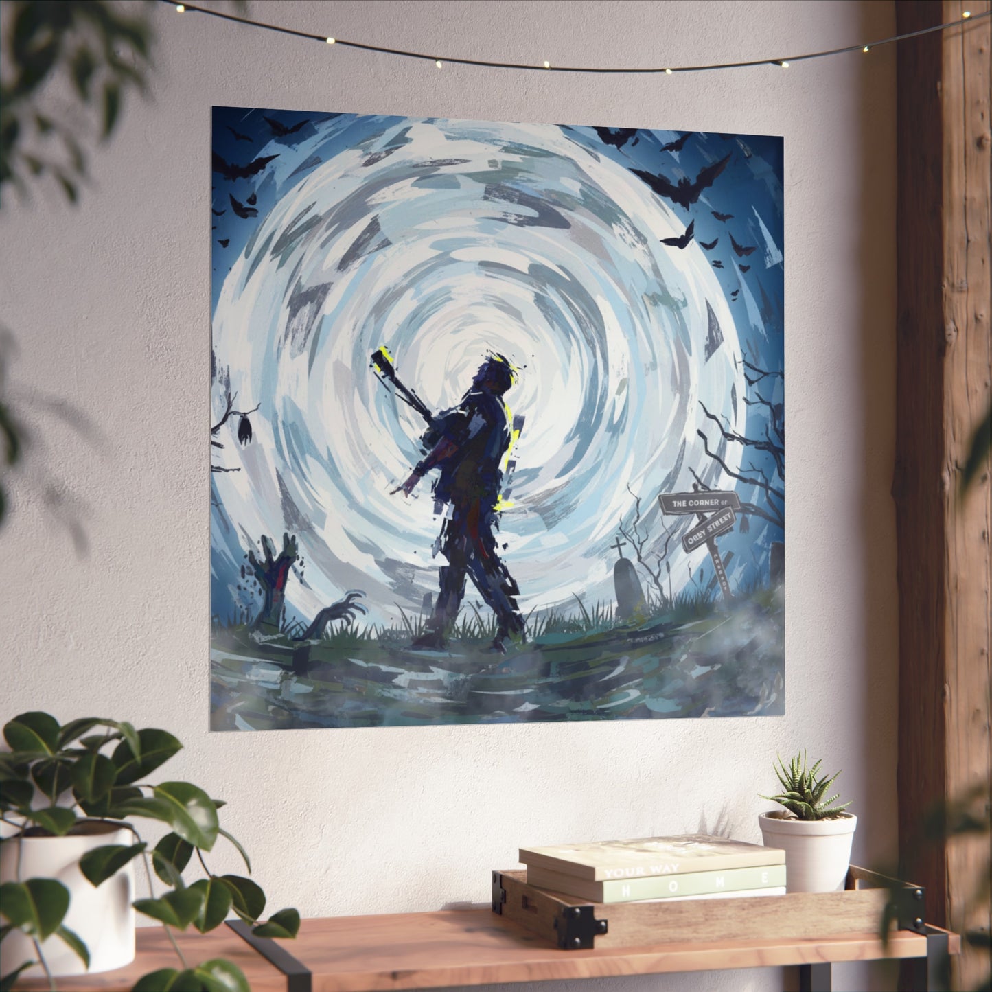 DMB Halloween Fine Art Poster Print — Rock Apocalypse Wall Art