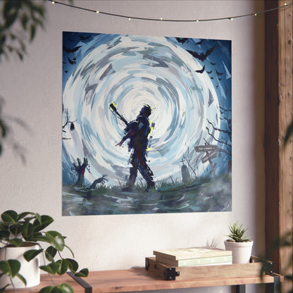 DMB Halloween Fine Art Poster Print — Rock Apocalypse Wall Art