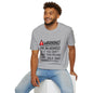 Warning I’m An Asshole T-Shirt – Funny Sarcastic Graphic Tee