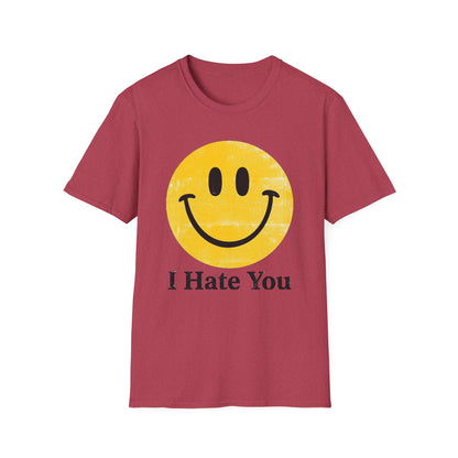 I Hate You Smiley T-Shirt