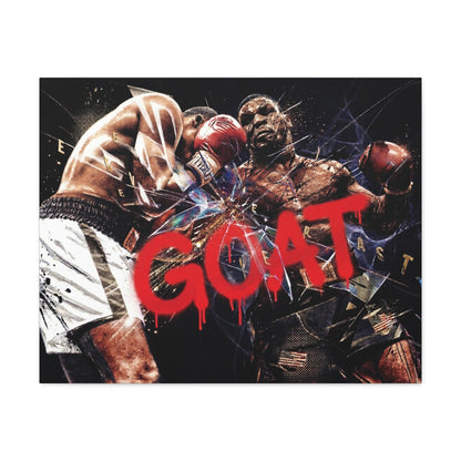 G.O.A.T. Boxer Canvas Wall Art Print