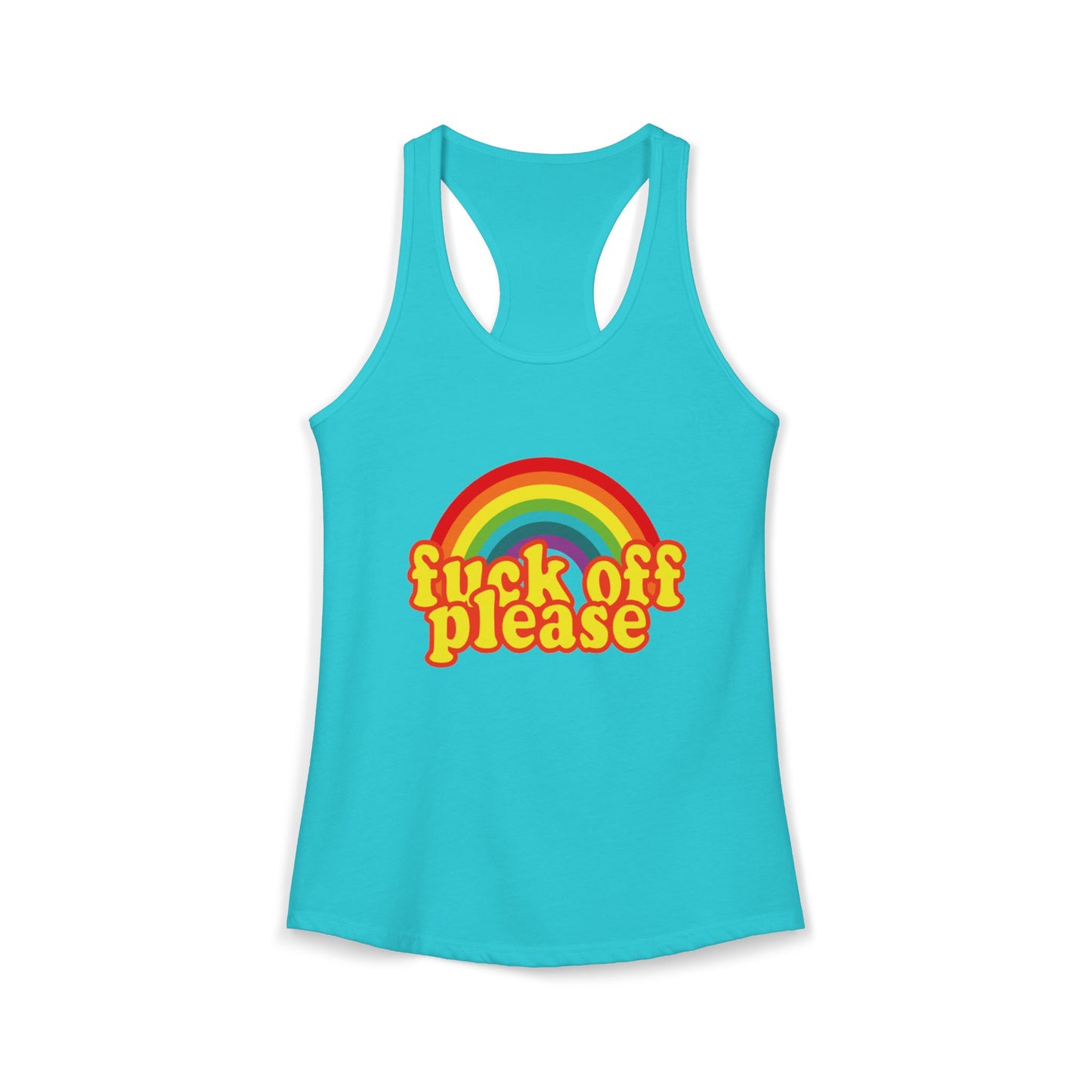 Women's Ideal "F*ck Off Please" Racerback Tank