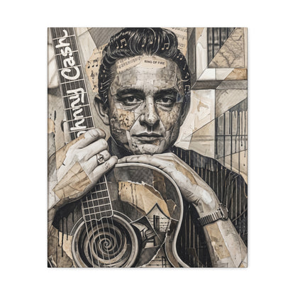Jerry Portrait Matte Canvas Wall Art, Stretched 1.25"