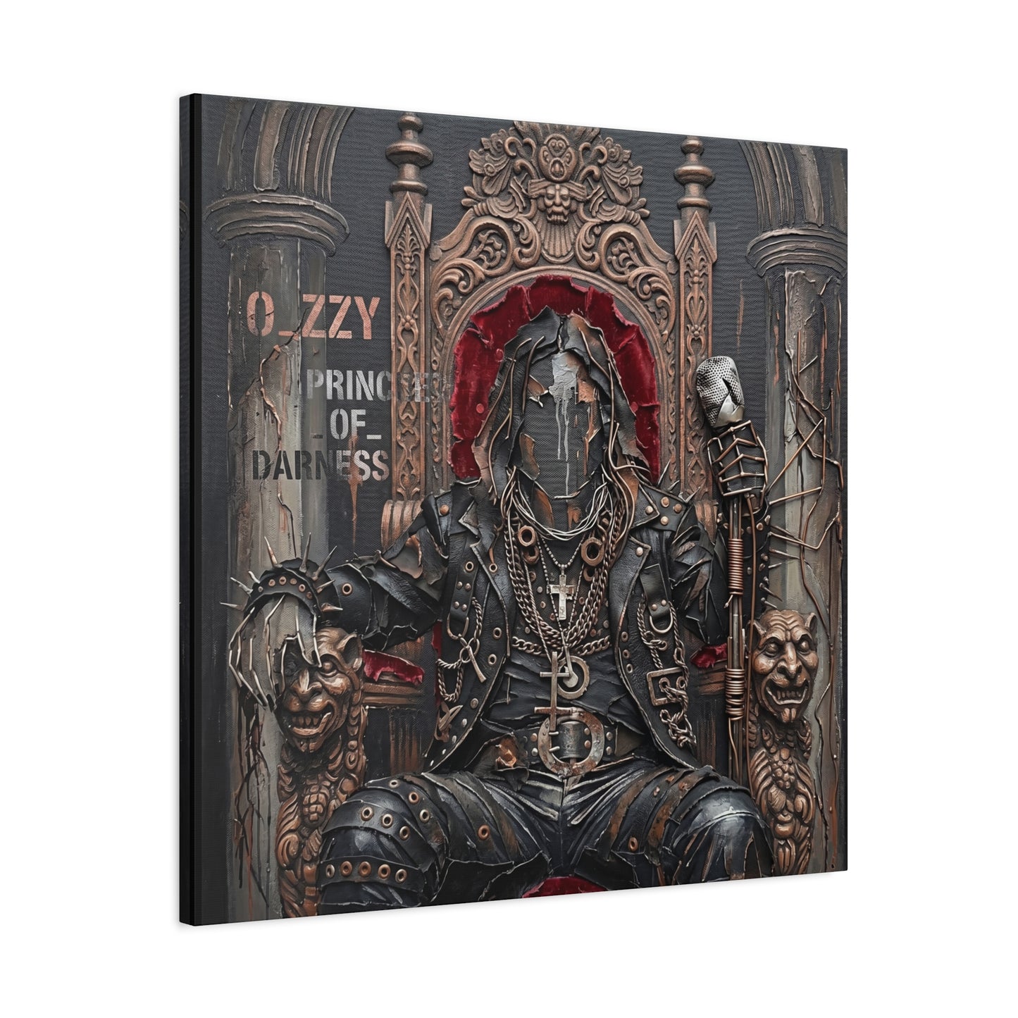 Prince Of Darkness Canvas Art — Matte Stretched Canvas Print